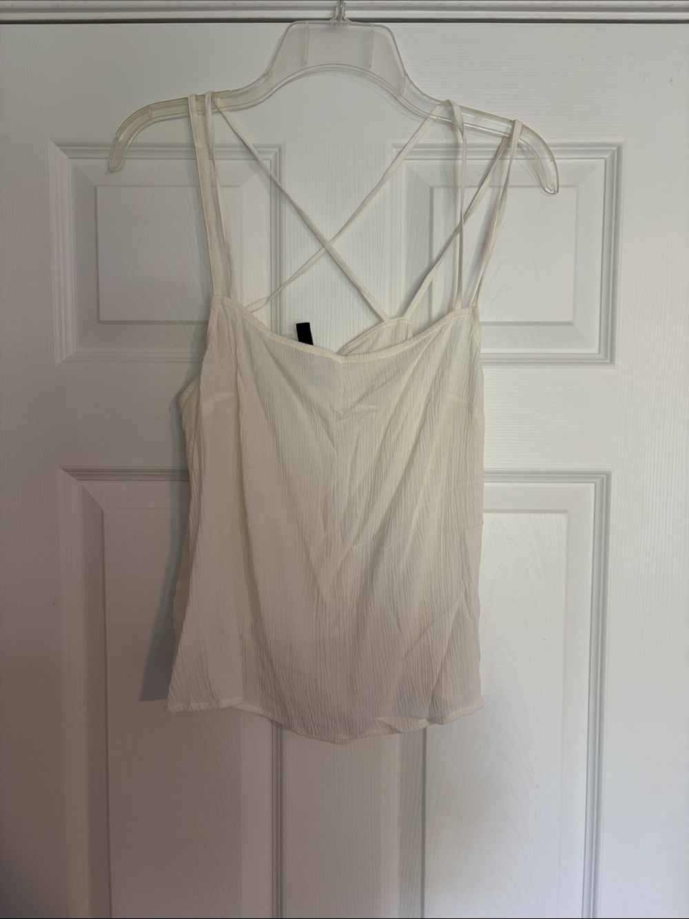 H&M Cream Double-Strap Cami Top